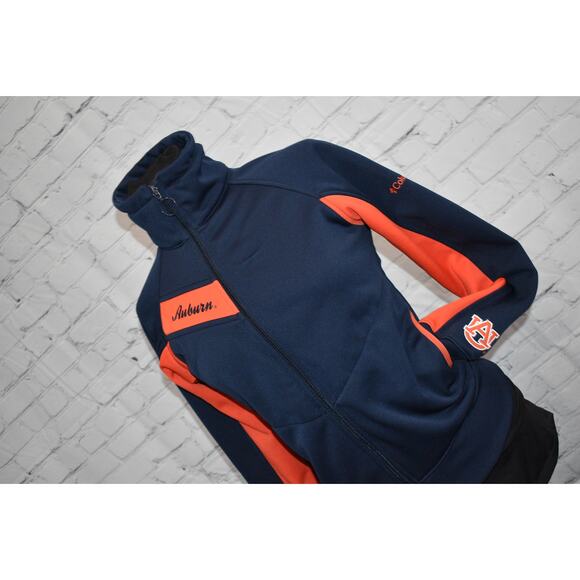 Columbia Jacket Womens Size Medium Polyester Auburn War Eagle Tigers Blue - Picture 2 of 8